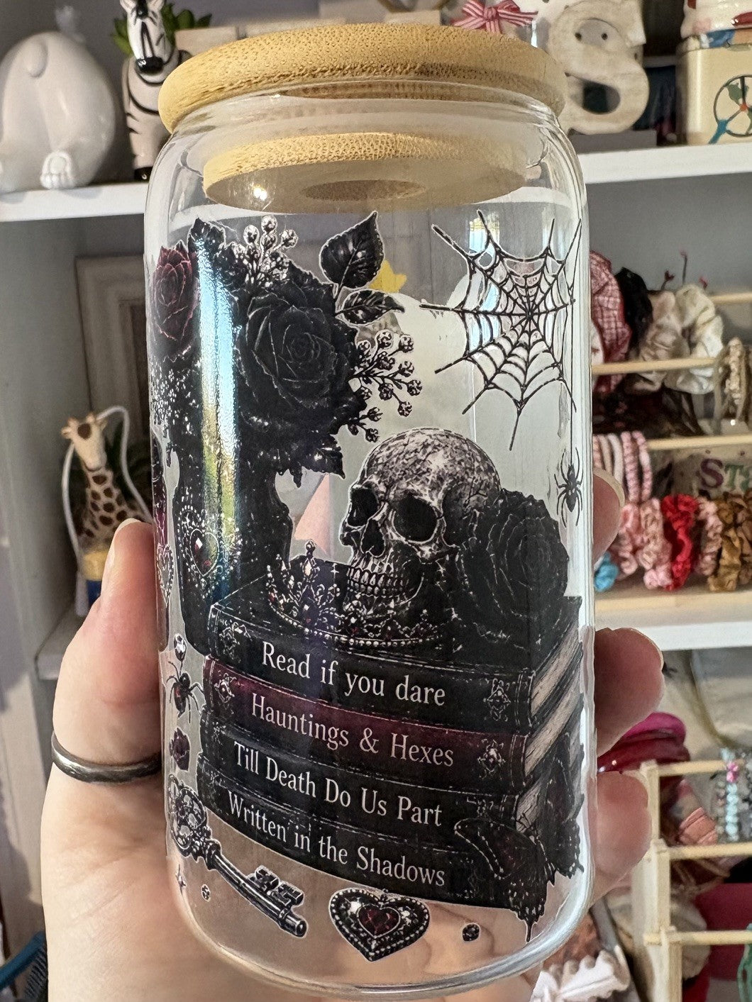 Gothic Bookish Tumbler