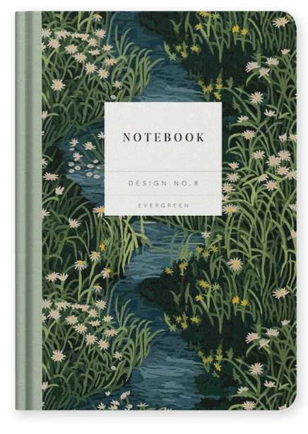 Design No.8 Marsh Daisies Hardback Notebook (A5)