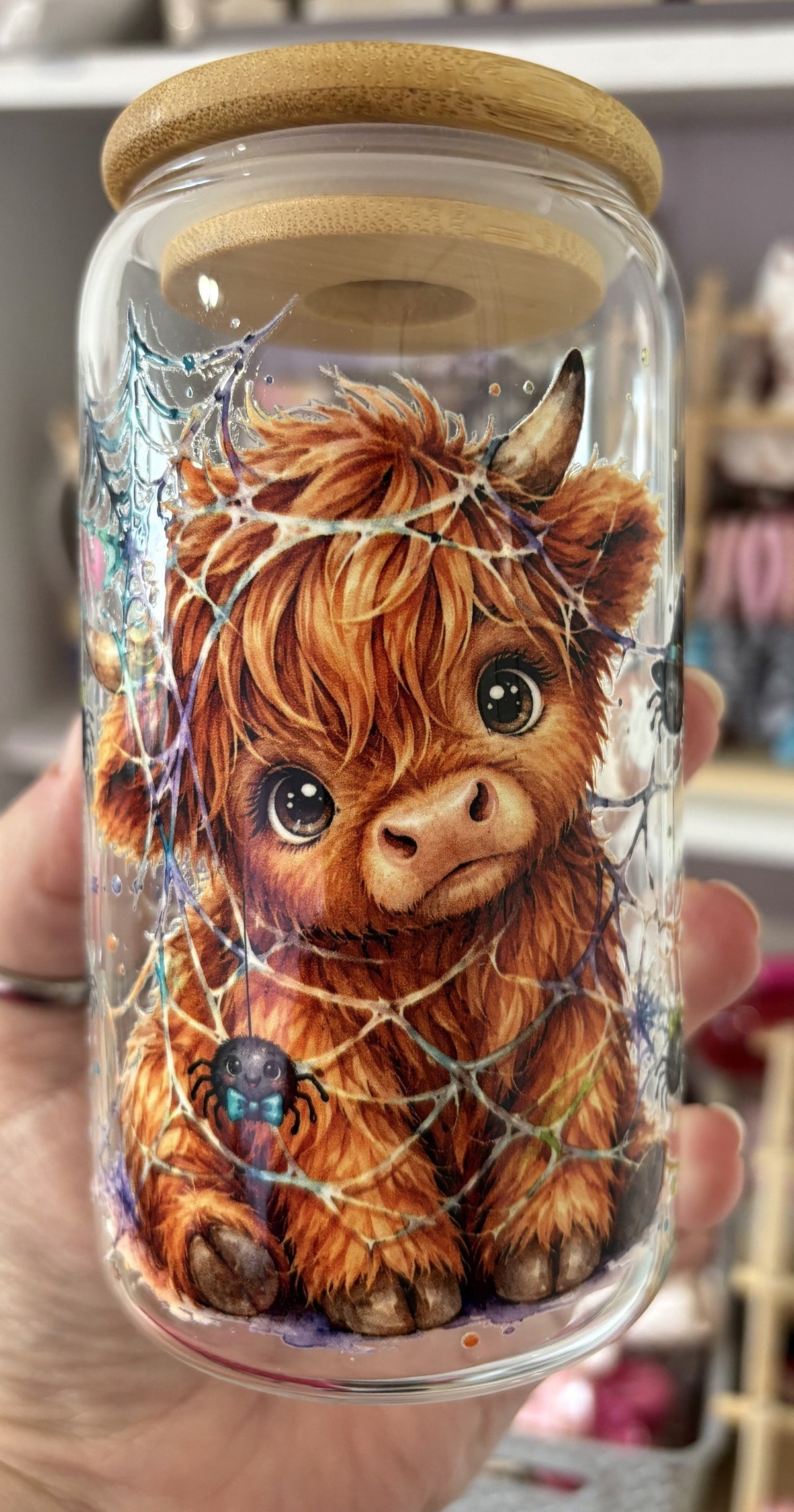 Spooky Highland Cow
